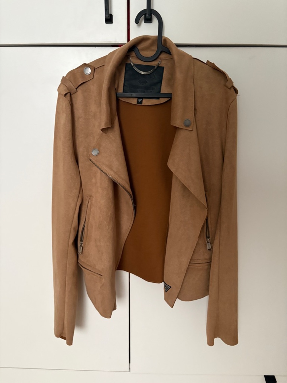 Women's Tan Suede Jacket